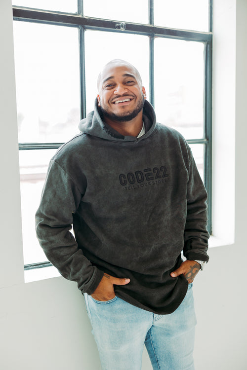 The Code22 Hoodie in Original Black