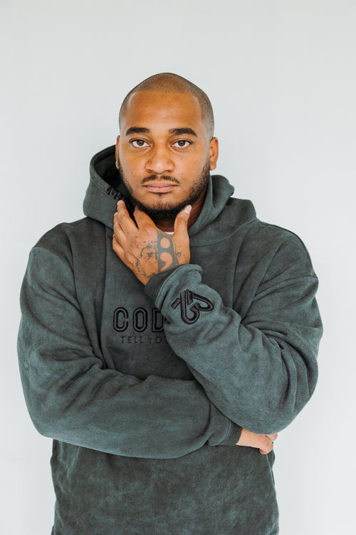 The Code22 Hoodie in Original Black